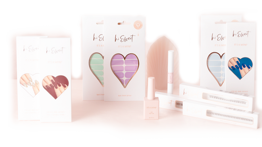 Elevate Your Look with Hi Sweet Styles’ Gel Nail Wraps: Your Ultimate 20 Pack for Salon-Quality Nails at Home!
